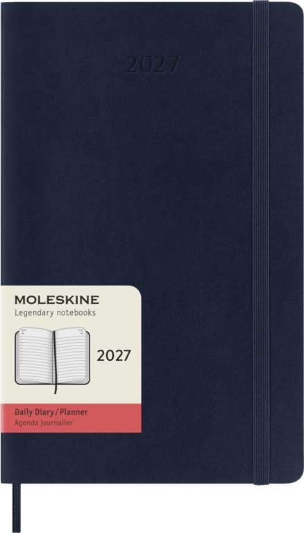 Moleskine Classic Dagagenda Large 12 maanden - Softcover - Sapphire Blue