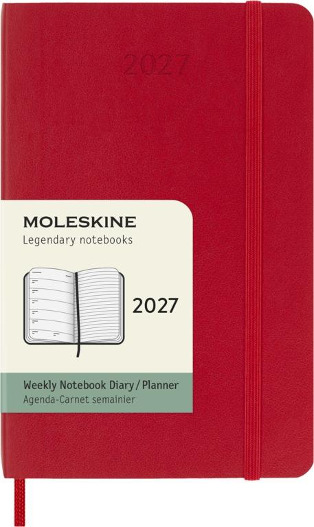 Moleskine Classic Weekagenda Pocket 12 maanden - Softcover - Scarlet Red