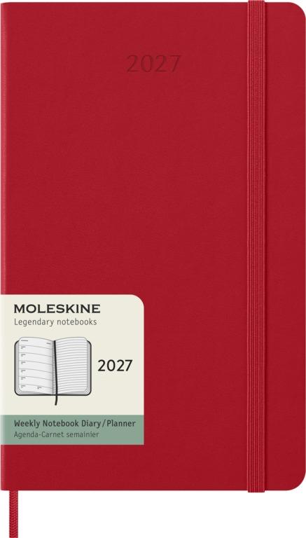 Moleskine Classic Weekagenda Large 12 maanden - Hardcover - Scarlet Red