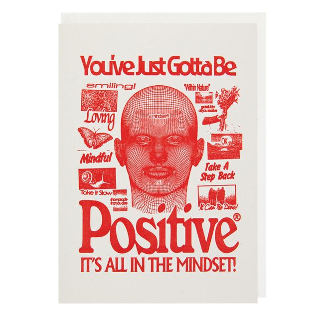 Archivist Cards Wenskaart - Positive Mindset