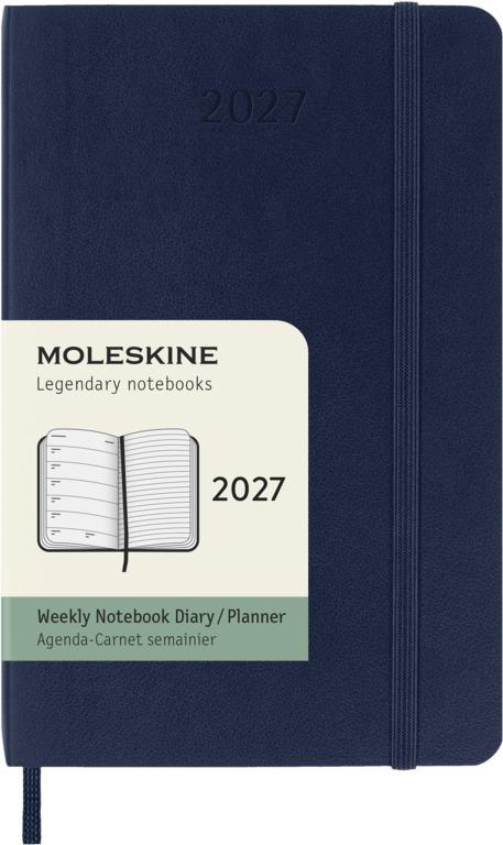 Moleskine Classic Weekagenda Pocket 12 maanden - Softcover - Sapphire Blue