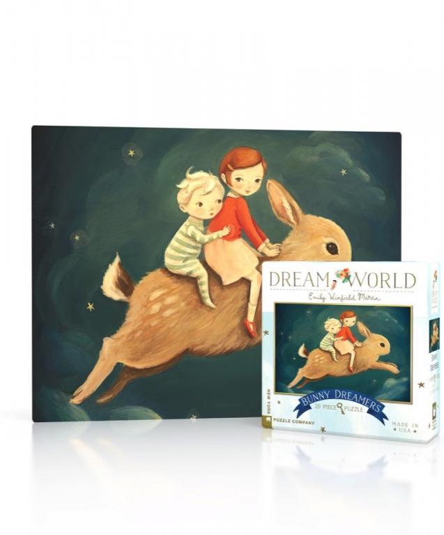 New York Puzzle Company Puzzel Mini Dream Rabbit - 20 stukjes