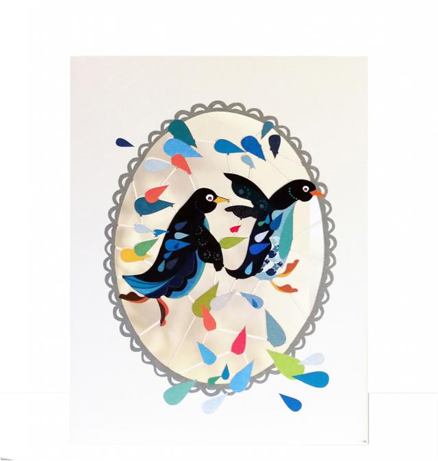 Forever Cards Laser-Cut Wenskaart - Penguins