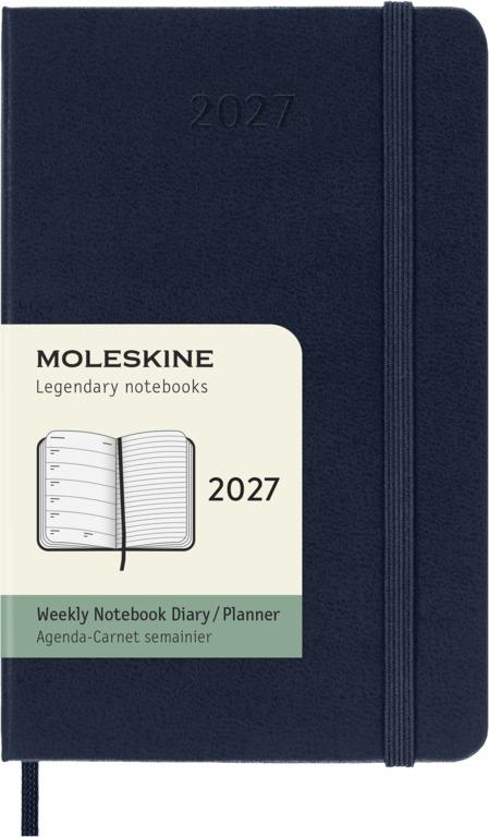 Moleskine Classic Weekagenda Pocket 12 maanden - Hardcover - Sapphire Blue