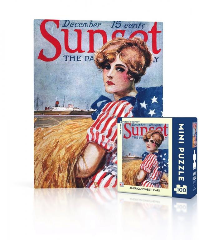 New York Puzzle Company Puzzel Mini American Sweetheart - 100 stukjes