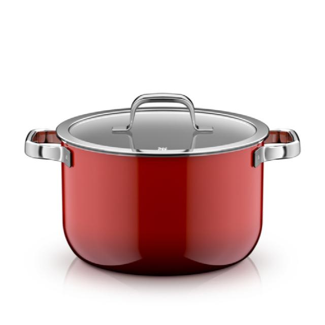 WMF Fusiontec 2.0 Mineral Pro Kookpan hoog - Ø240mm - Rood