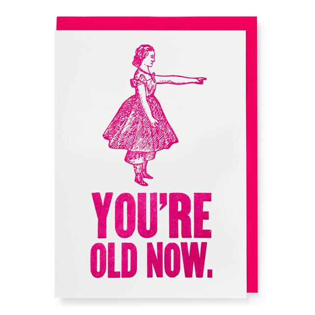 Archivist Cards Wenskaart - You're Old Now
