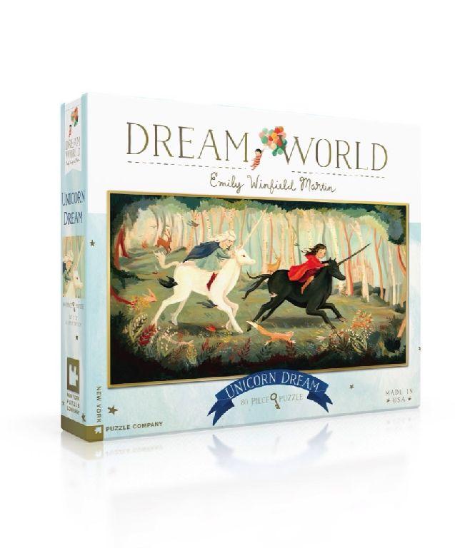 New York Puzzle Company Puzzel Unicorn Dream - 80 stukjes