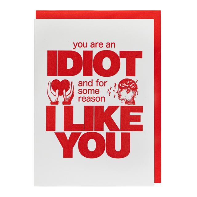 Archivist Cards Wenskaart - You are an Idiot