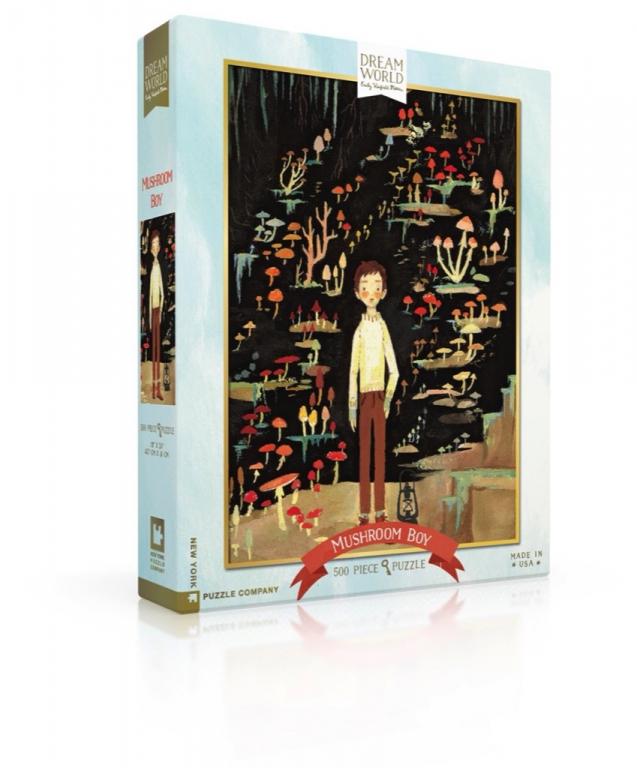 New York Puzzle Company Puzzel Mushroom Boy - 500 stukjes