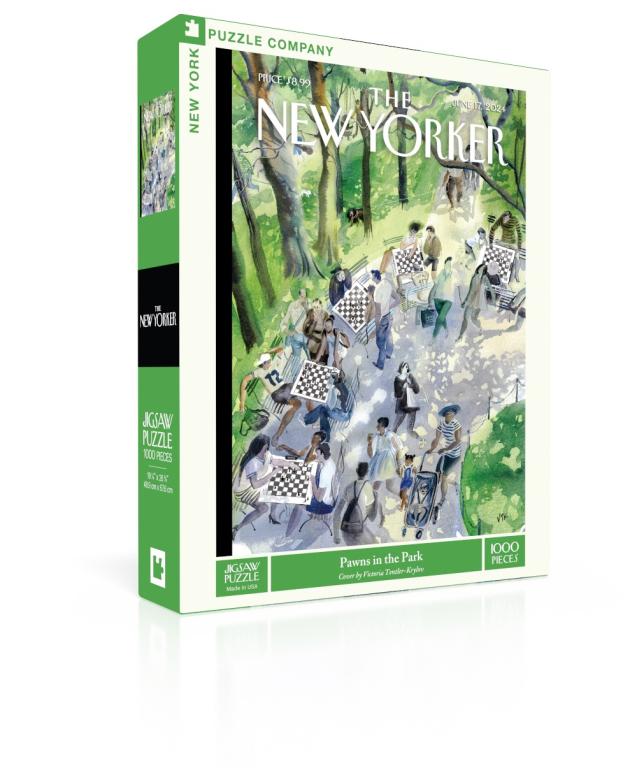 New York Puzzle Company Puzzel Pawns in the Park - 1000 stukjes