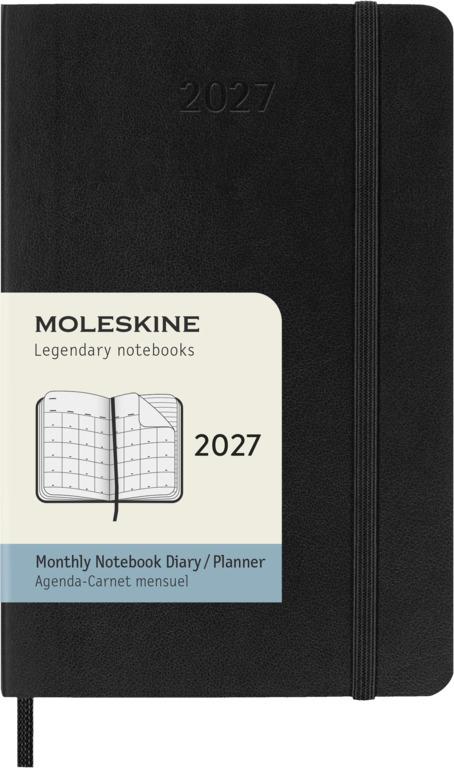 Moleskine Classic Maandagenda Pocket 12 maanden - Softcover - Black