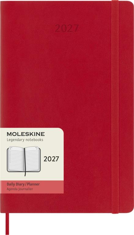 Moleskine Classic Dagagenda Large 12 maanden - Softcover - Scarlet Red