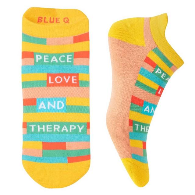 Blue Q Sneakersokken S/M - Peace & Therapy