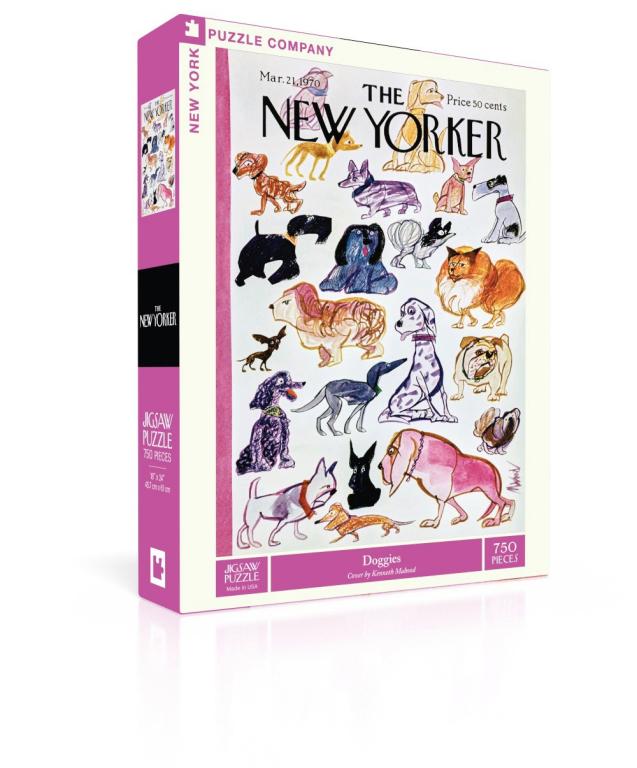 New York Puzzle Company Puzzel Doggies - 750 stukjes