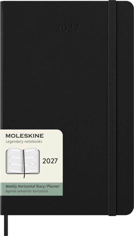 Moleskine Classic Weekagenda Large Horizontaal 12 maanden - Hardcover - Black