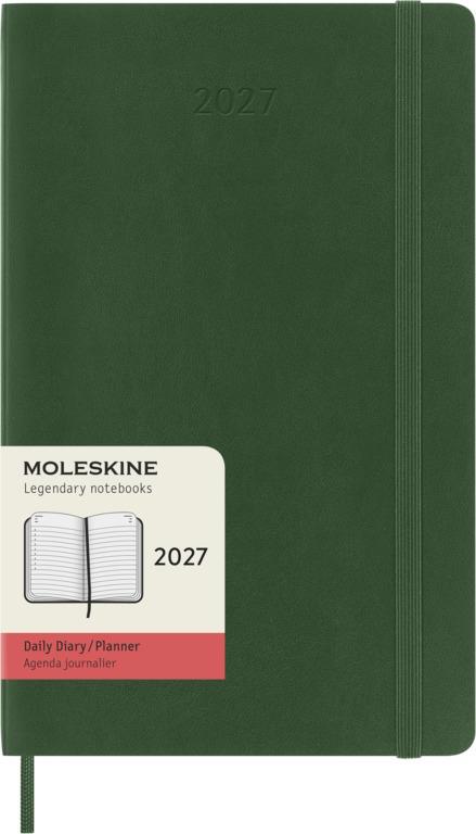 Moleskine Classic Dagagenda Large 12 maanden - Softcover - Myrtle Green
