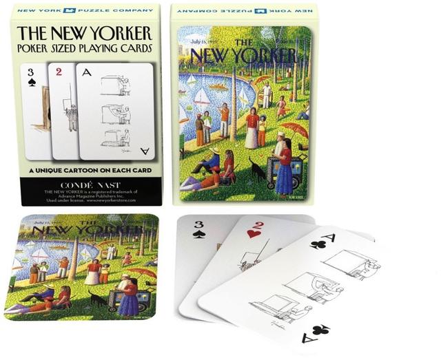 New York Puzzle Company Speelkaarten Fine Arts Cartoons