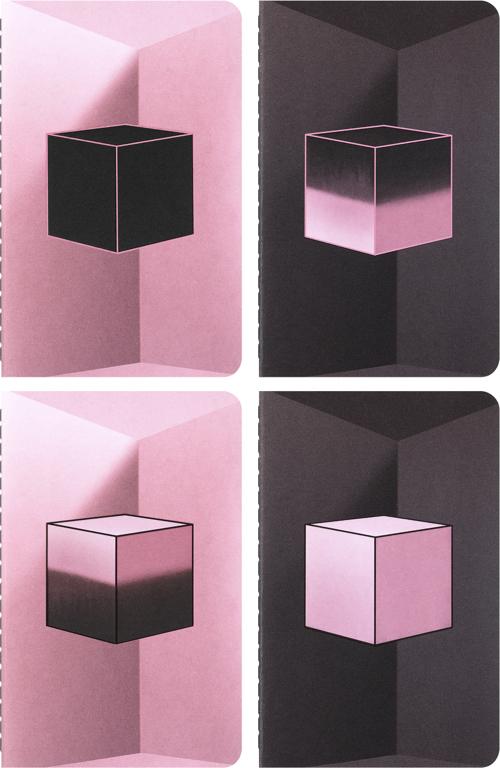 Moleskine Blackpink Schrift Pocket set van 4 - Softcover - Blanco