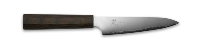 Yaxell Hana Universeelmes - L 120mm - 3 laags rvs met donkerbruin pakkahouten heft