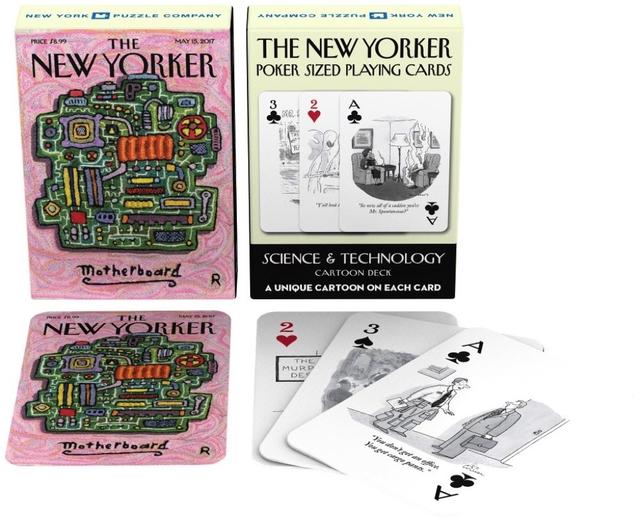 New York Puzzle Company Speelkaarten Science Cartoons