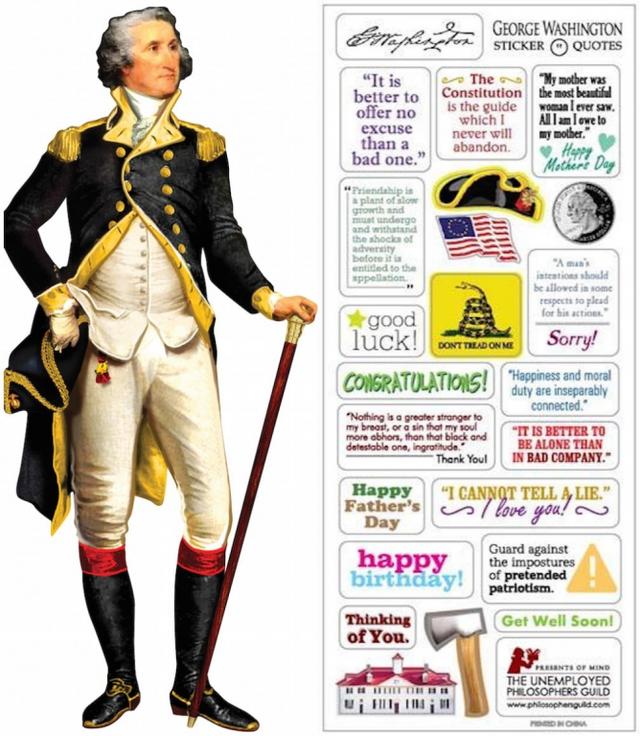 UPG Wenskaart - George Washington