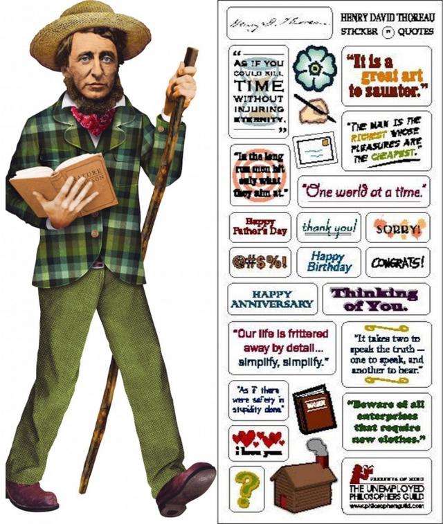 UPG Wenskaart - Henry David Thoreau