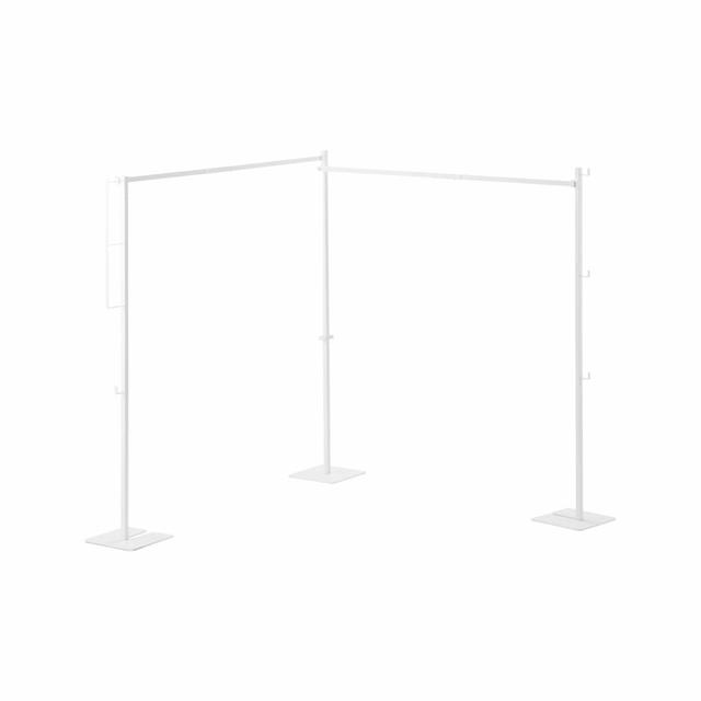 Yamazaki Tower Droogrek inklapbaar 2 stangen - Wit