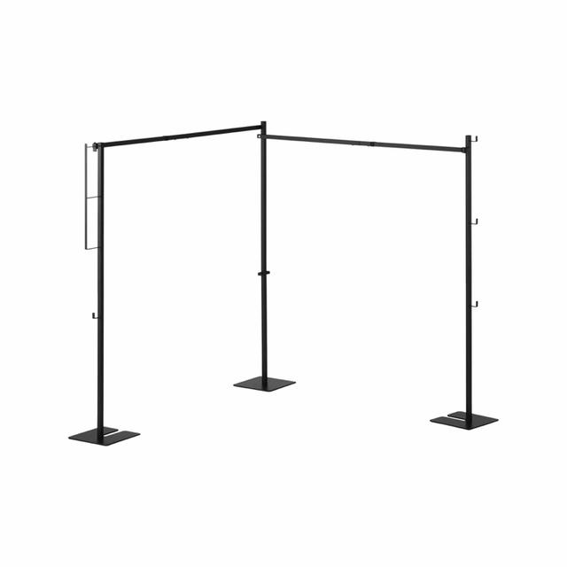 Yamazaki Tower Droogrek inklapbaar 2 stangen - Zwart