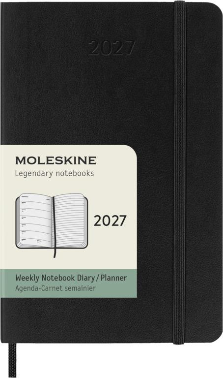 Moleskine Classic Weekagenda Pocket 12 maanden - Softcover - Black