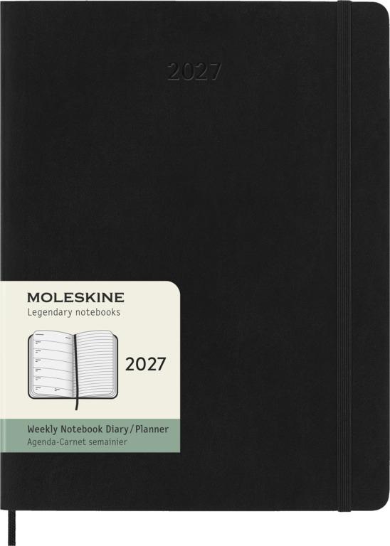 Moleskine Classic Weekagenda XL 12 maanden - Softcover - Black
