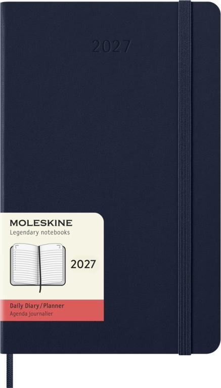 Moleskine Classic Dagagenda Large 12 maanden - Hardcover - Sapphire Blue